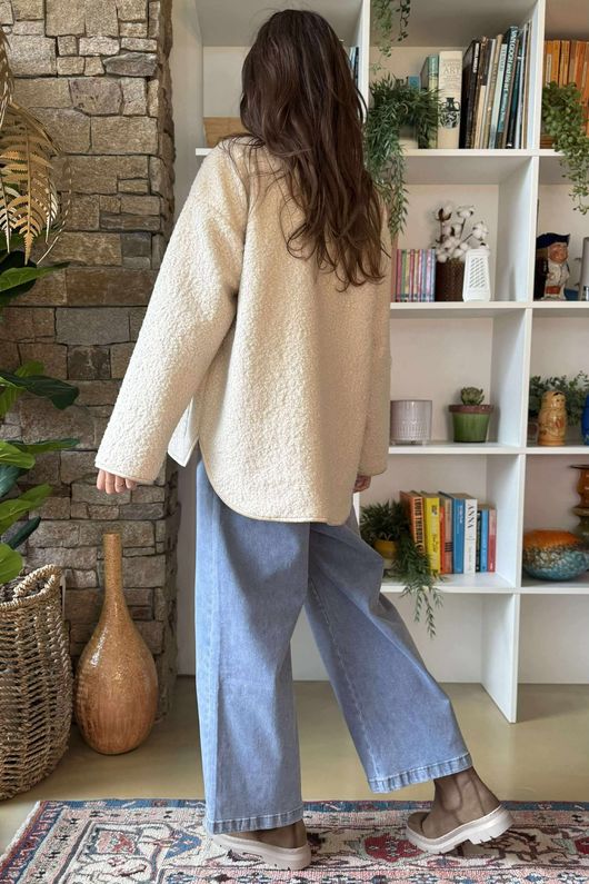 Wilbur Boucle Jacket Stone -/15=